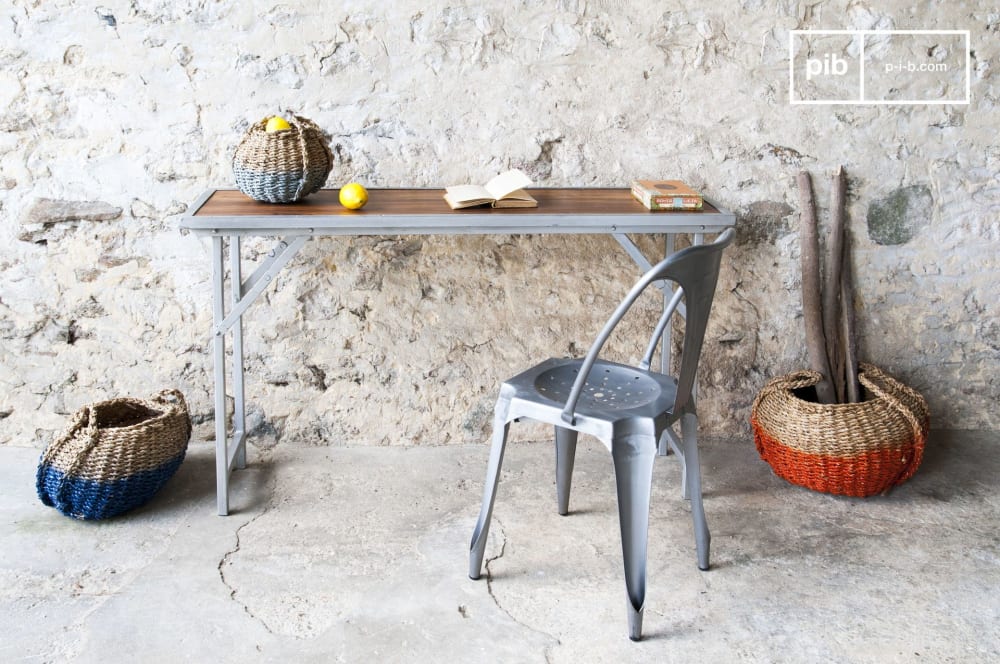 Consola industrial de teca marron - Maisons du Monde
