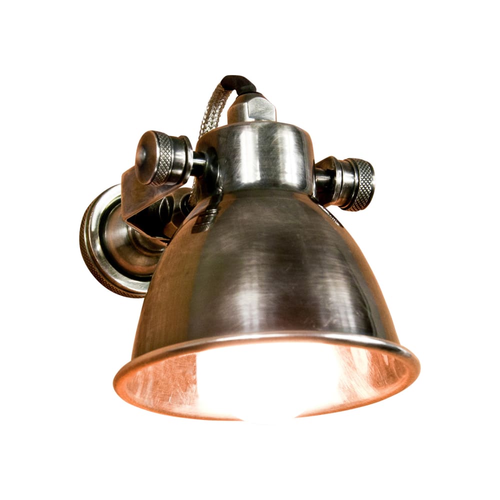 Applique industrielle en métal argenté