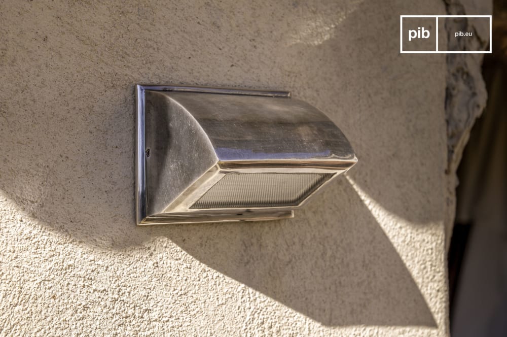 PIB Wandleuchte aus Metall, silber - Metall