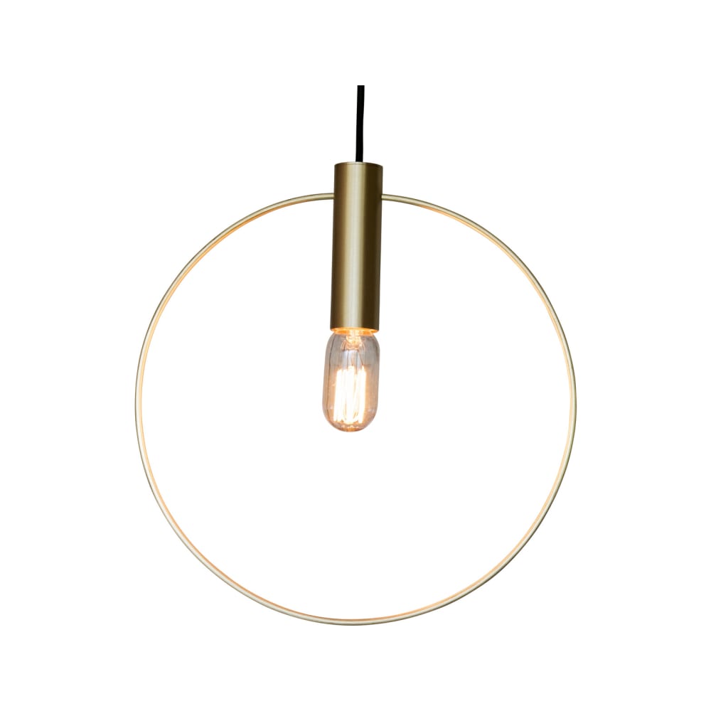 Gran suspensión de metal dorado - Maisons du Monde