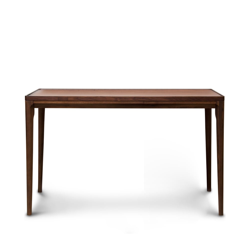 Console en noyer marron