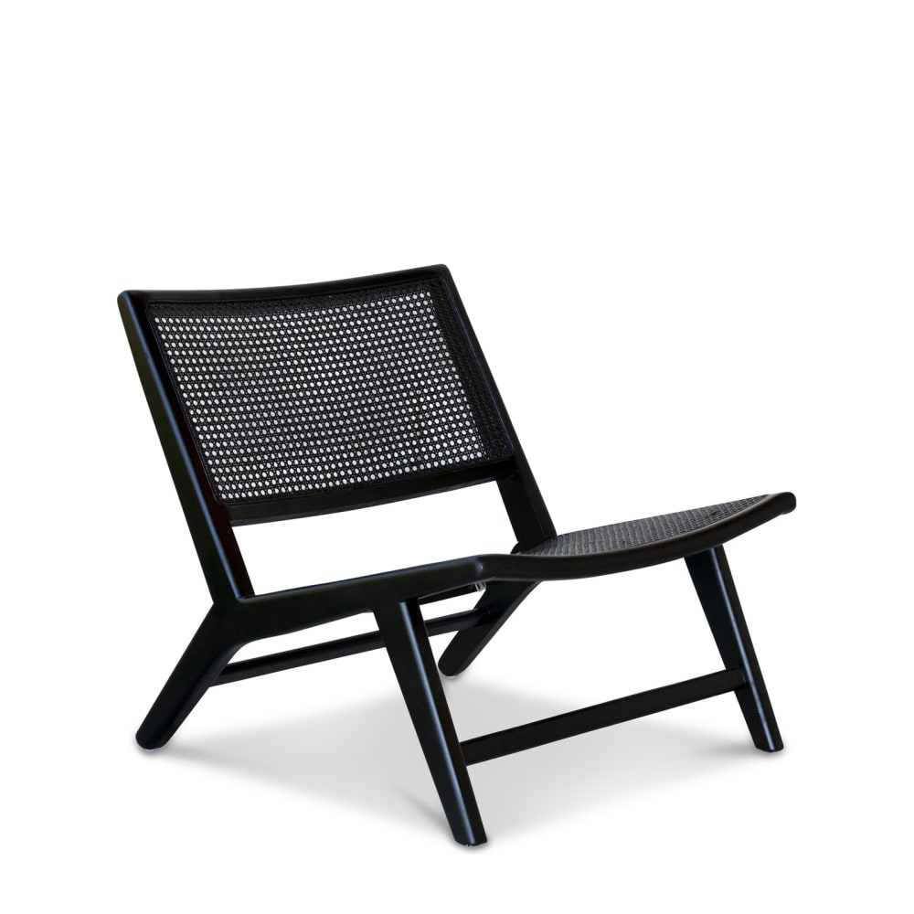 Fauteuil en cannage noir — Beyit