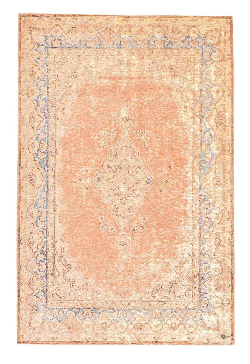 Alfombra de algodón y poliéster tejida a máquina - roja - 290x400 cm