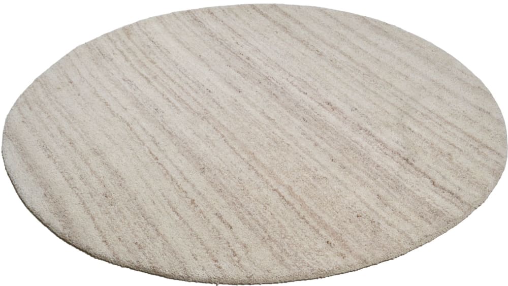 Tapis berbère en laine naturelle - mélange D100 cm — vue 4