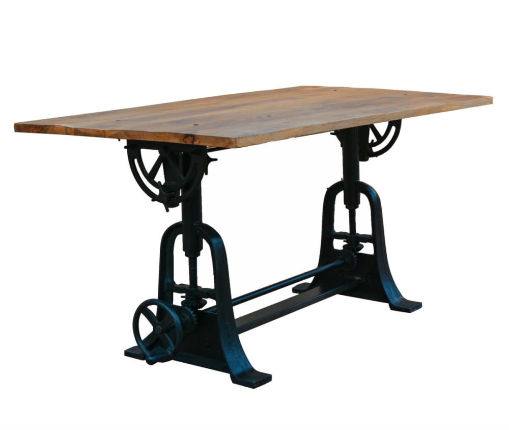 Table en bois massif - style