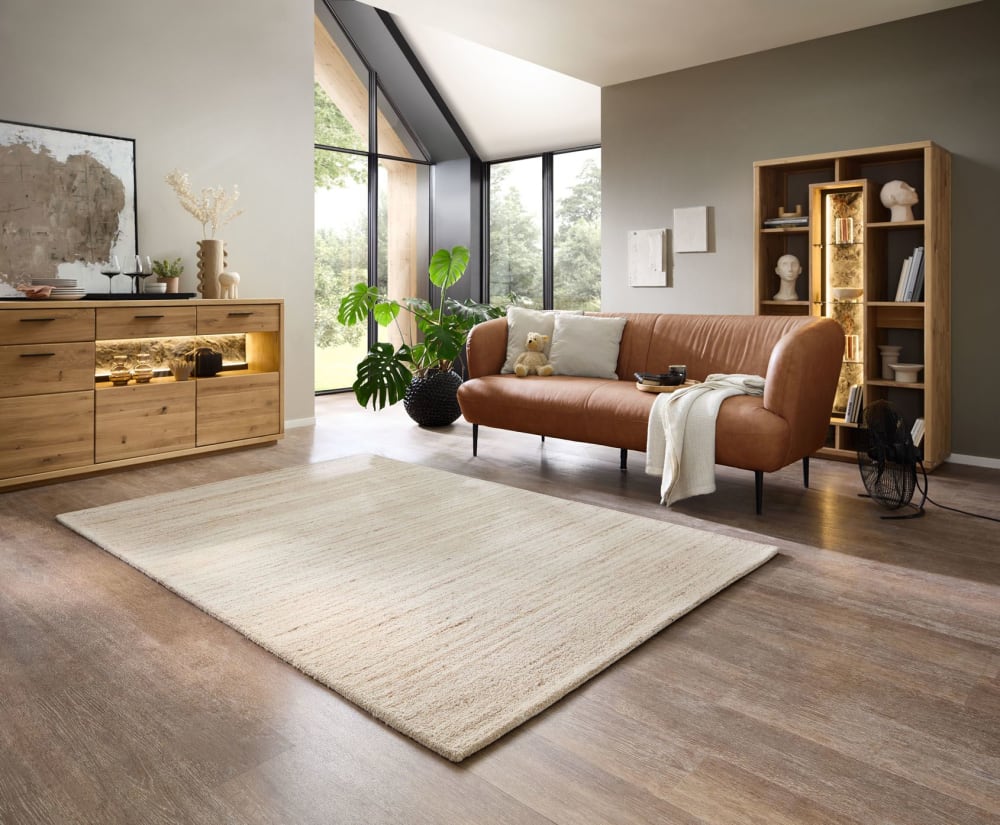 Tapis berbère en laine naturelle - mélange 140x200 cm — vue 3