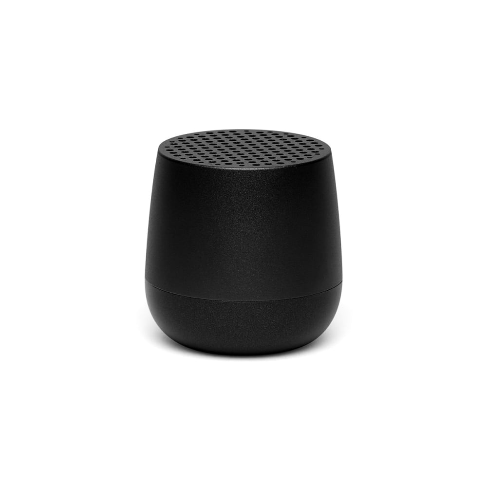 Lexon Enceinte bluetooth 3W rechargeable en aluminium noir style classique chic