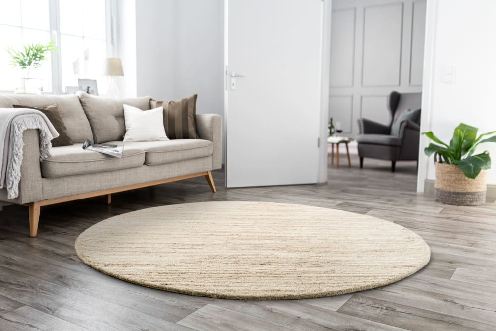 Tapis berbère en laine naturelle - mélange D190 cm — vue 3