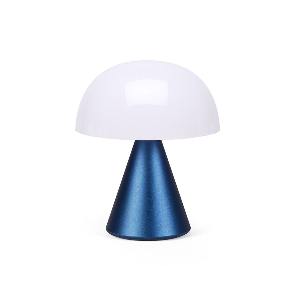 Lampe LED portable medium en aluminium bleu marine - Maisons du Monde