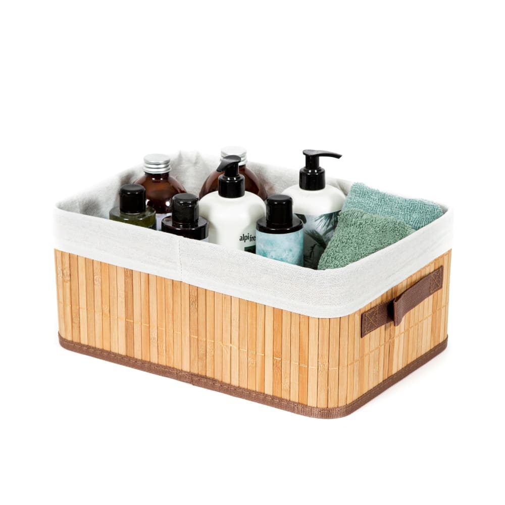 Panier de rangement en bambou 32x25cm - Maisons du Monde