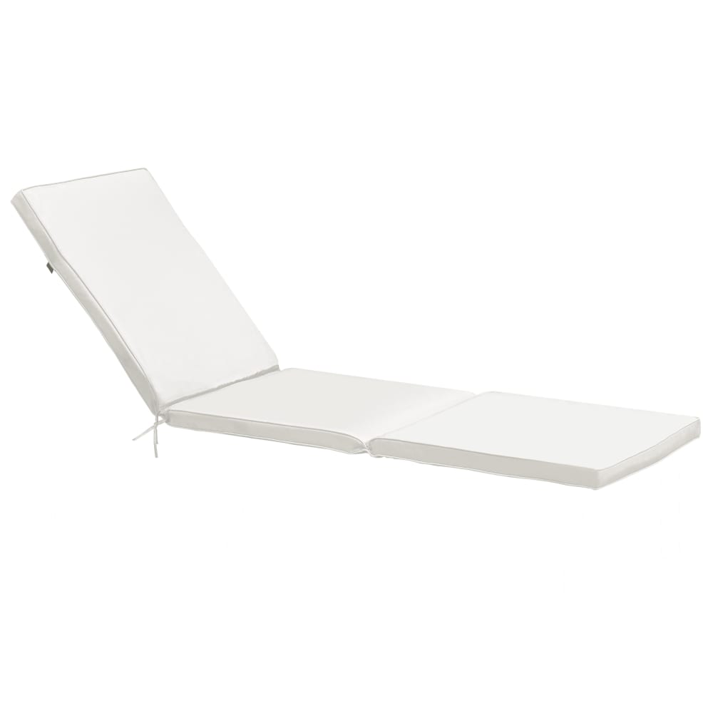 Cojín de baño de sol de poliéster crudo 186x53x5 cm