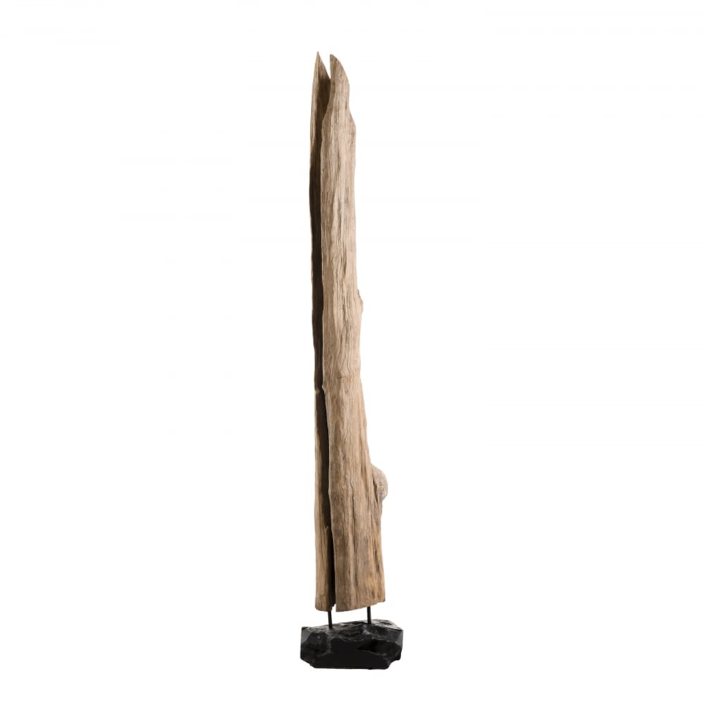 MACABANE Deko-Objekt aus Holz H150 style landhaus Braun Holz