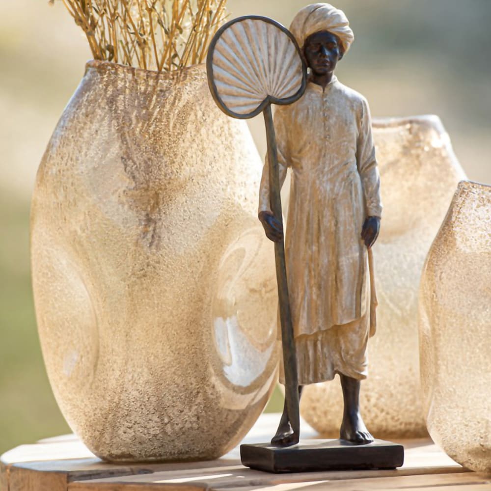 Décoration homme Indien debout H40cm