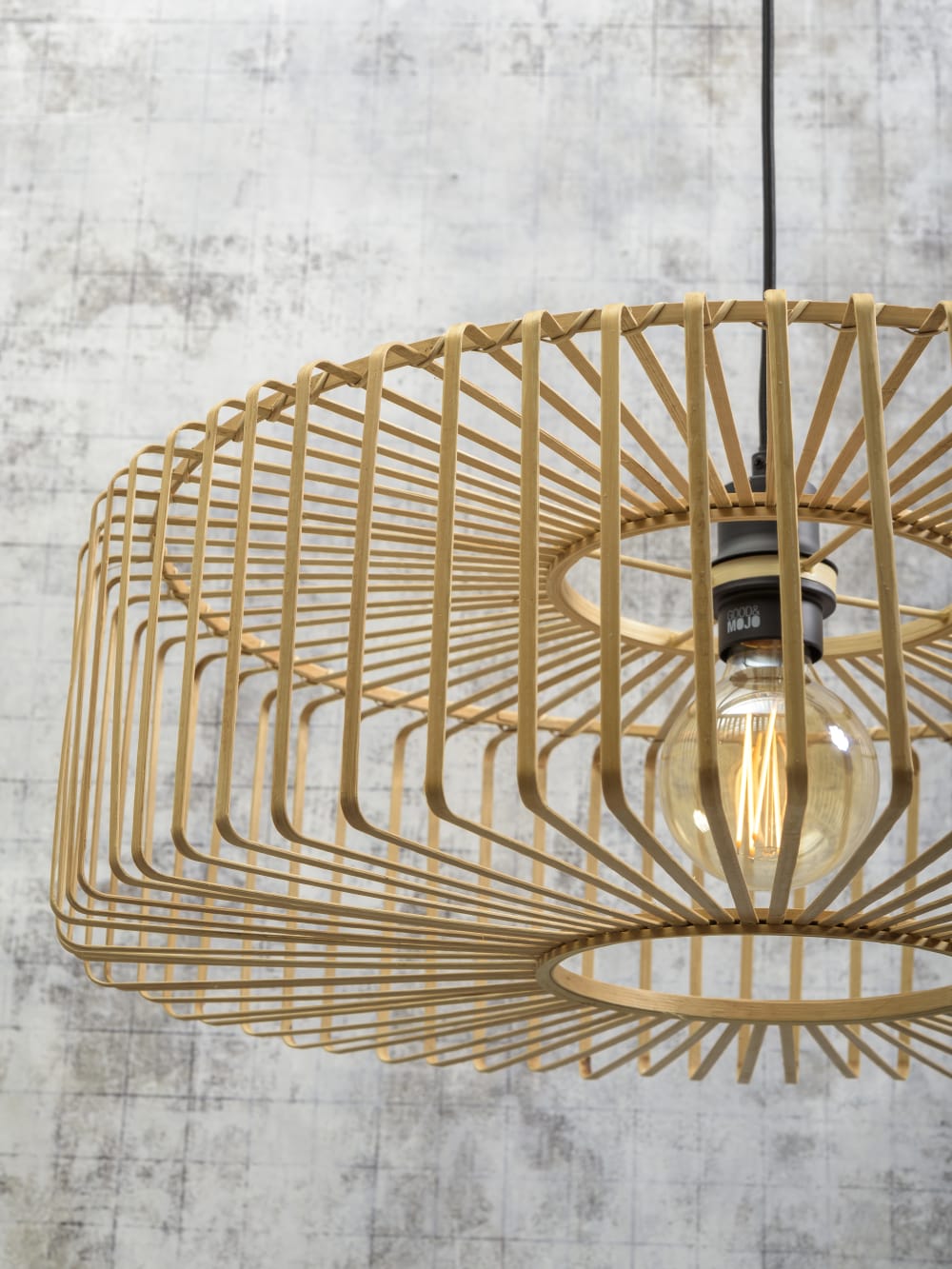 Lampadaire bambou H207cm — vue 4