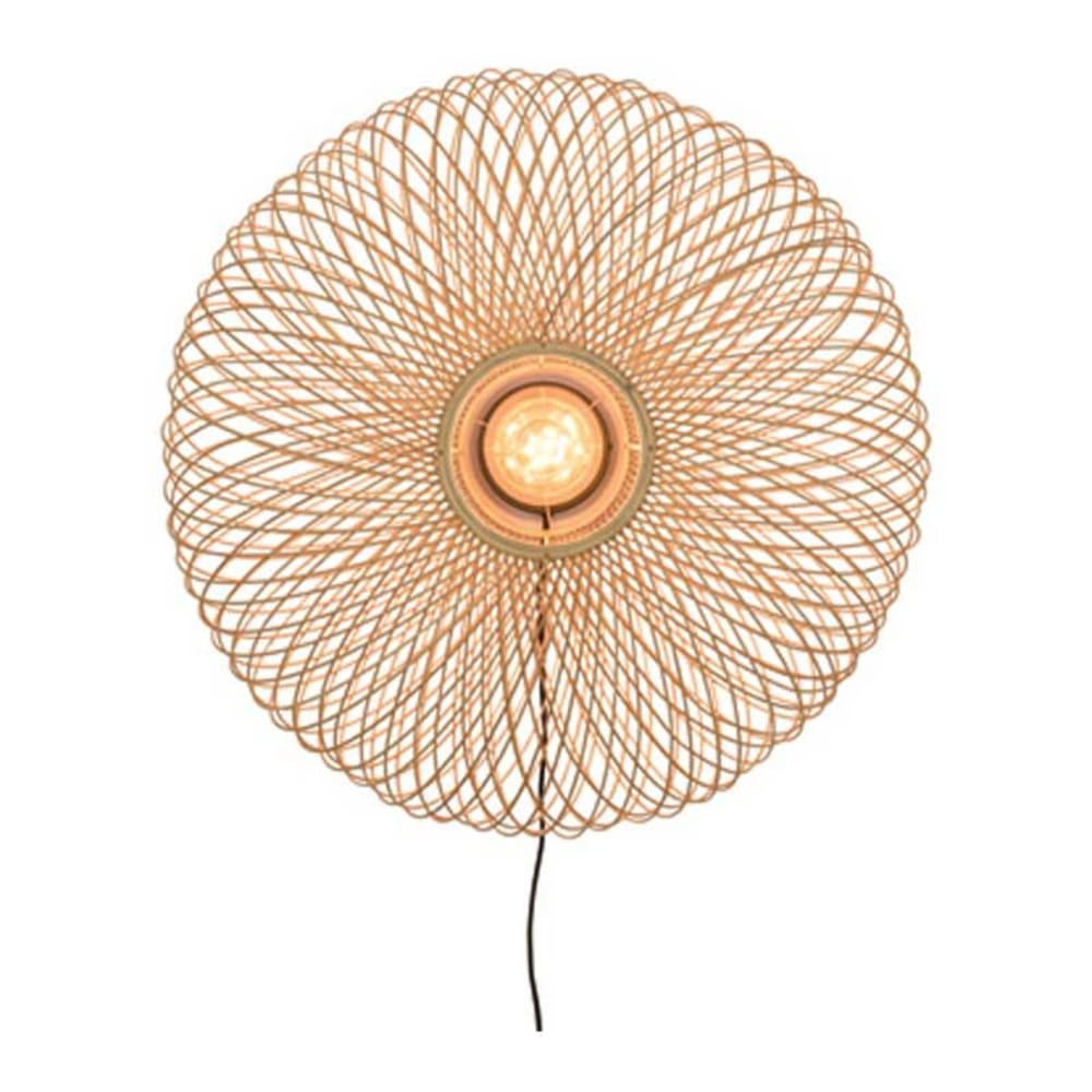Applique murale en bambou naturel D60