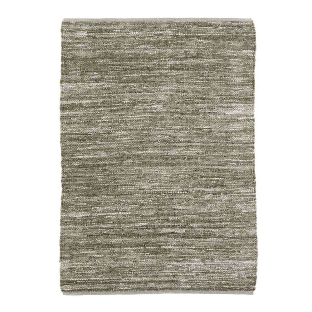 Alfombra de piel trenzada beige natural 120x170 - Maisons du Monde