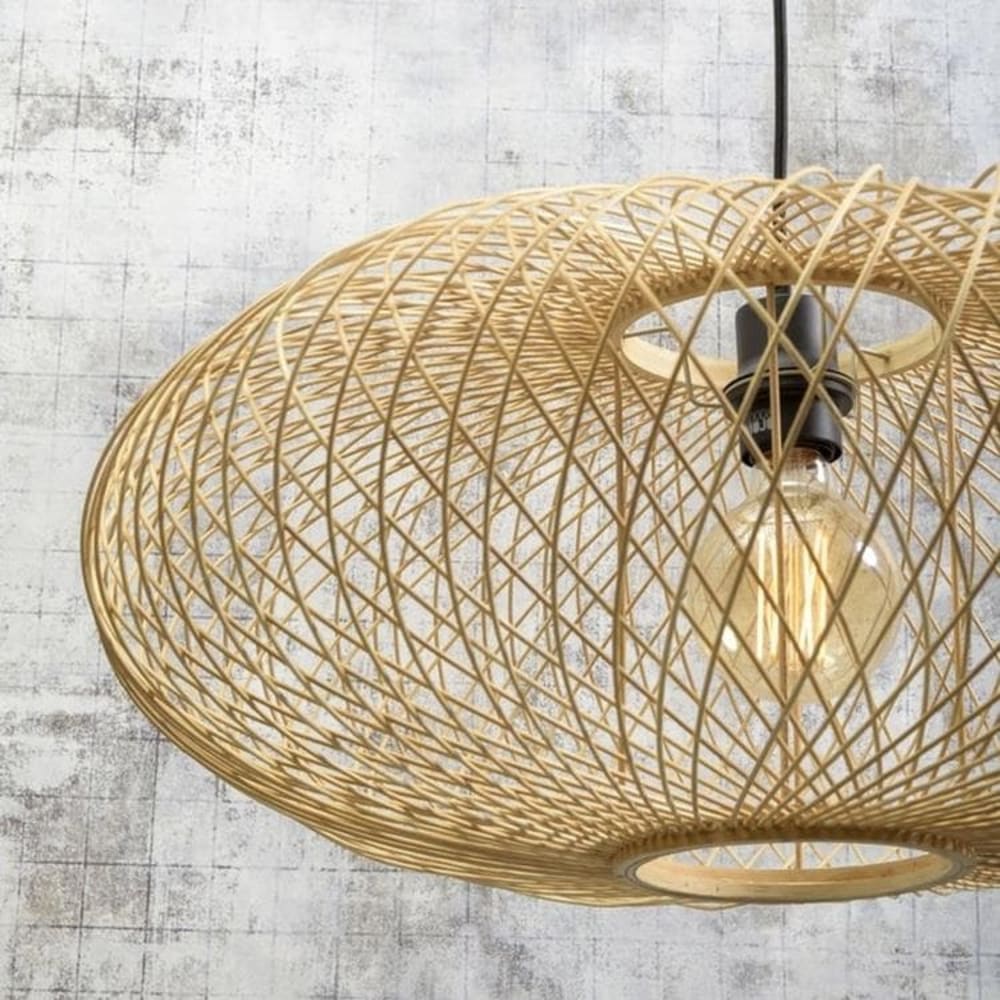 Suspension en bambou naturel D60 — vue 4