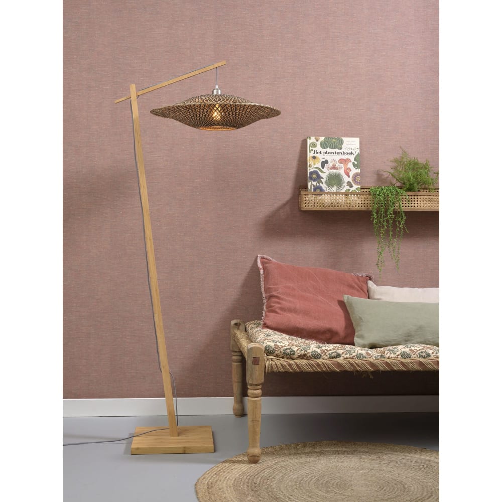 Lampadaire bambou H176cm — vue 3