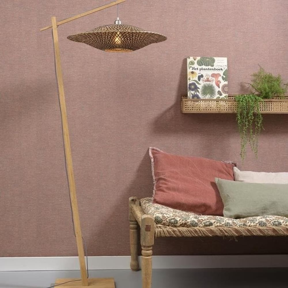 Lampadaire bambou H176cm — vue 4