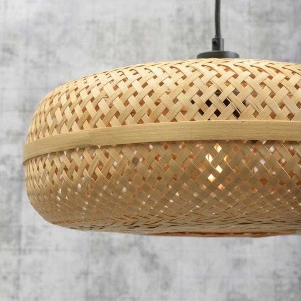 Lampadaire bambou naturel H176cm — vue 4