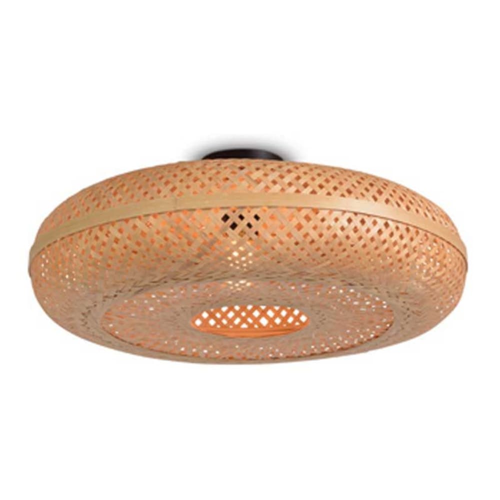 Plafonnier en bambou naturel D60