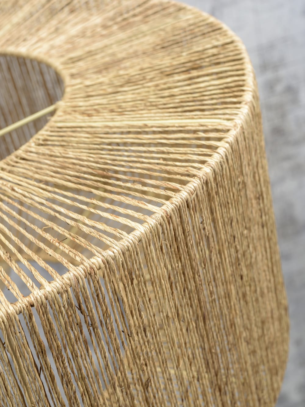 Lampadaire bambou/jute H207cm — vue 4
