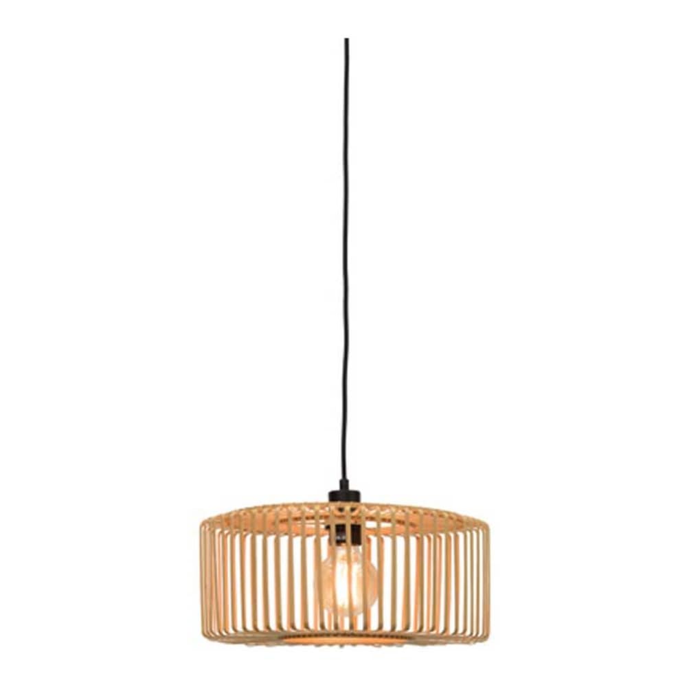 Good & Mojo Hängeleuchte aus Bambus, braun, Ø40cm style modern Beige Bambus
