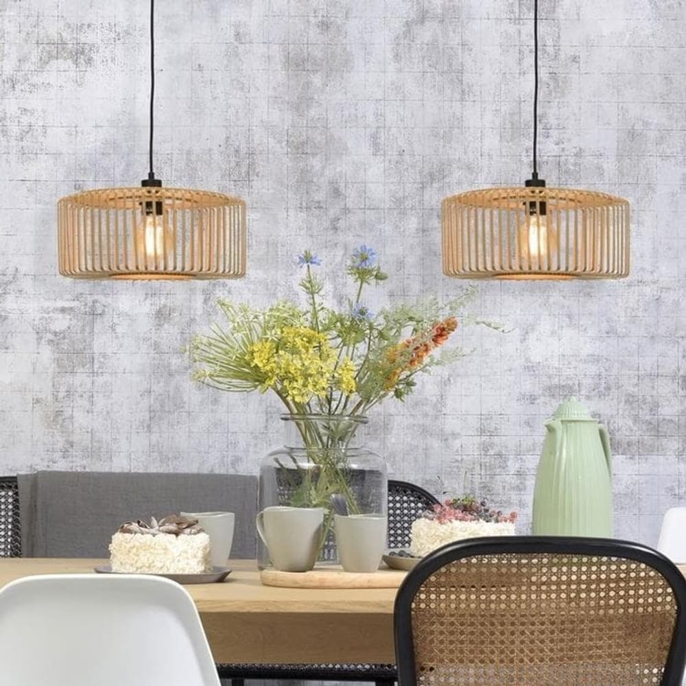 Suspension en bambou naturel D40 — vue 4