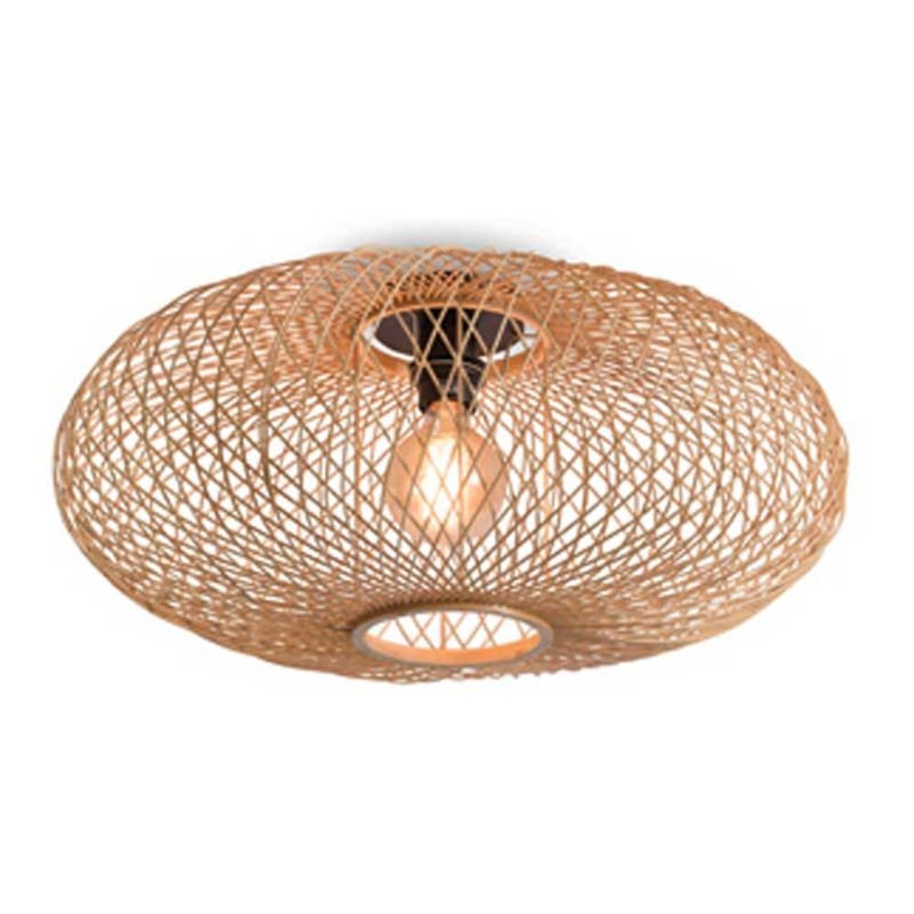 Plafonnier en bambou naturel D60