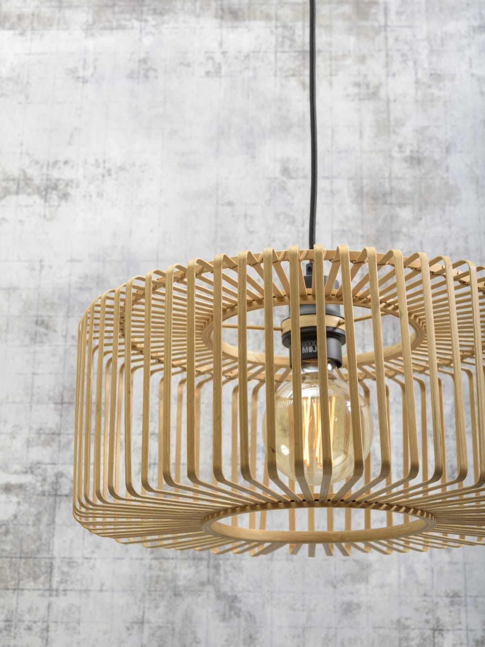 Wandlampe aus Bambus, braun, Ø40cm - Maisons Du Monde