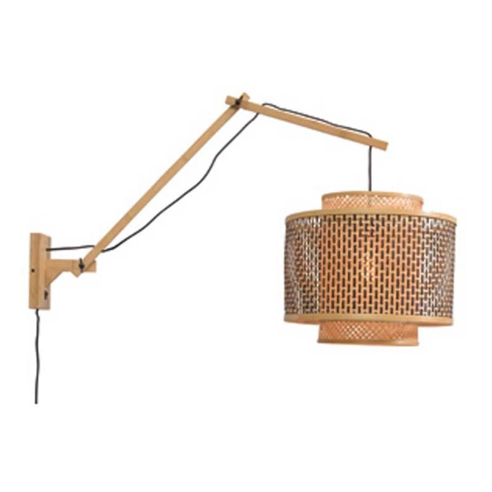 Applique en bambou 3 bras L95cm