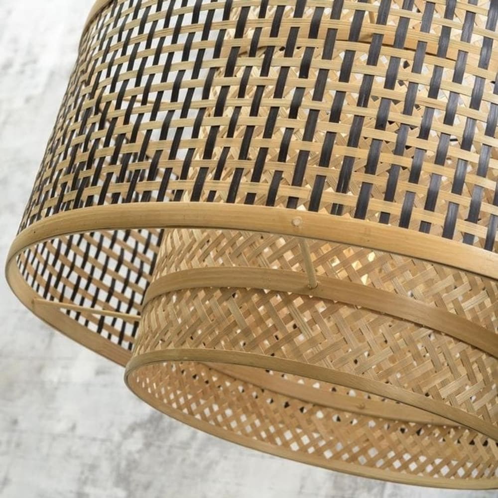 Lampadaire en bambou naturel H176cm — vue 4