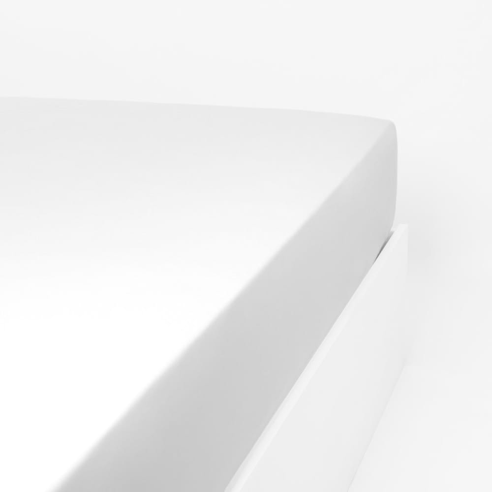 Drap housse uni coton percale 200 fils desiree