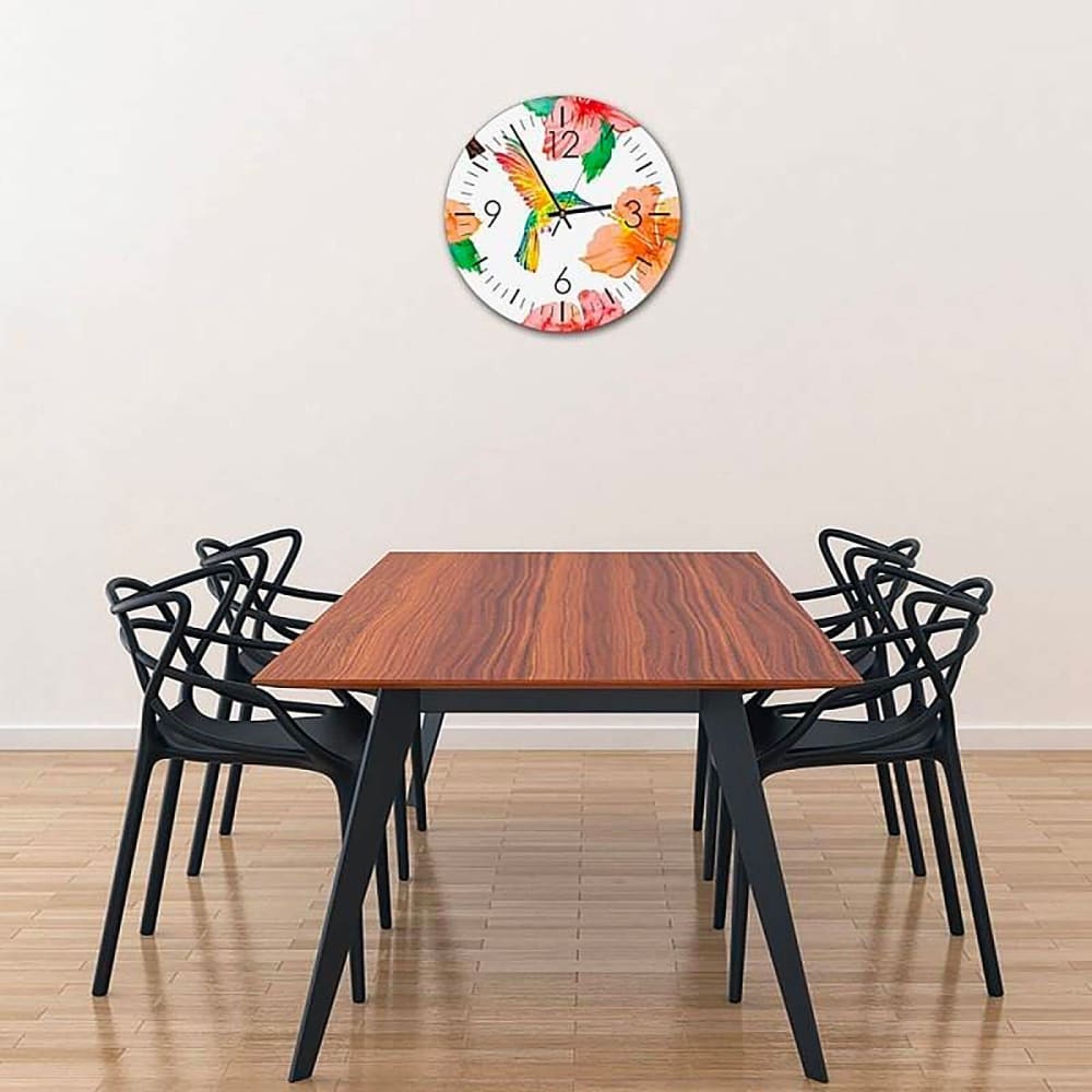 Horloge colibri orange D60