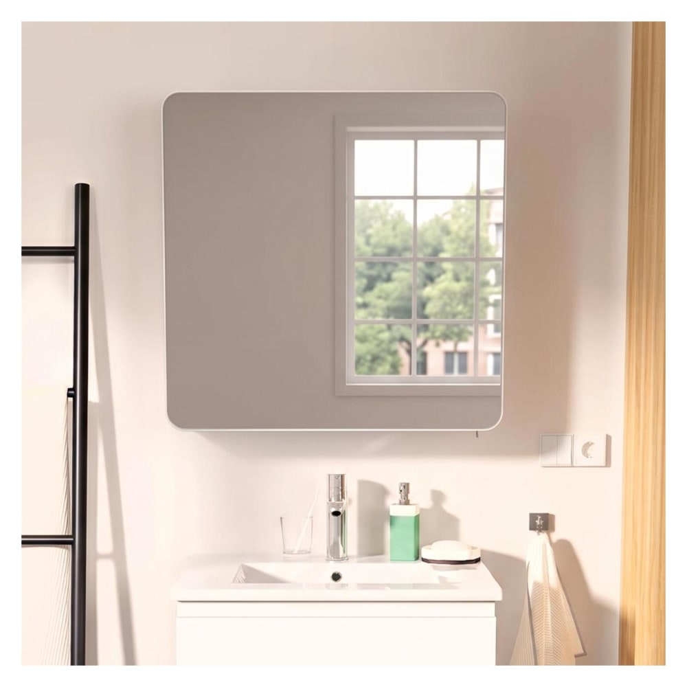Armoire de toilette blanche 60cm - 1 porte - Maisons du Monde