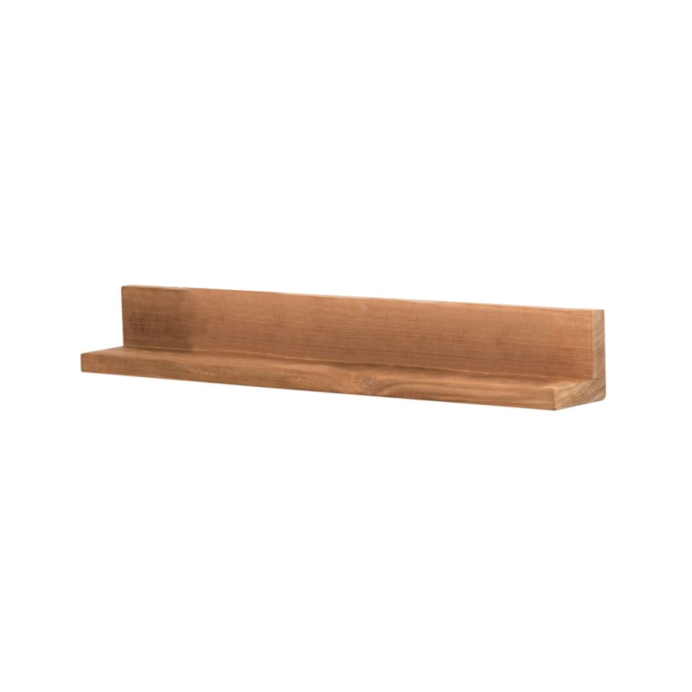 Tablette étagère salle - teck