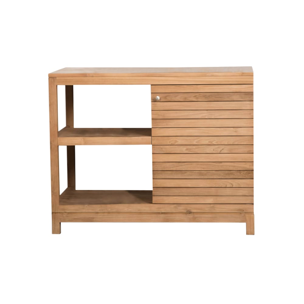 Mueble de teca para cuarto de baño 100