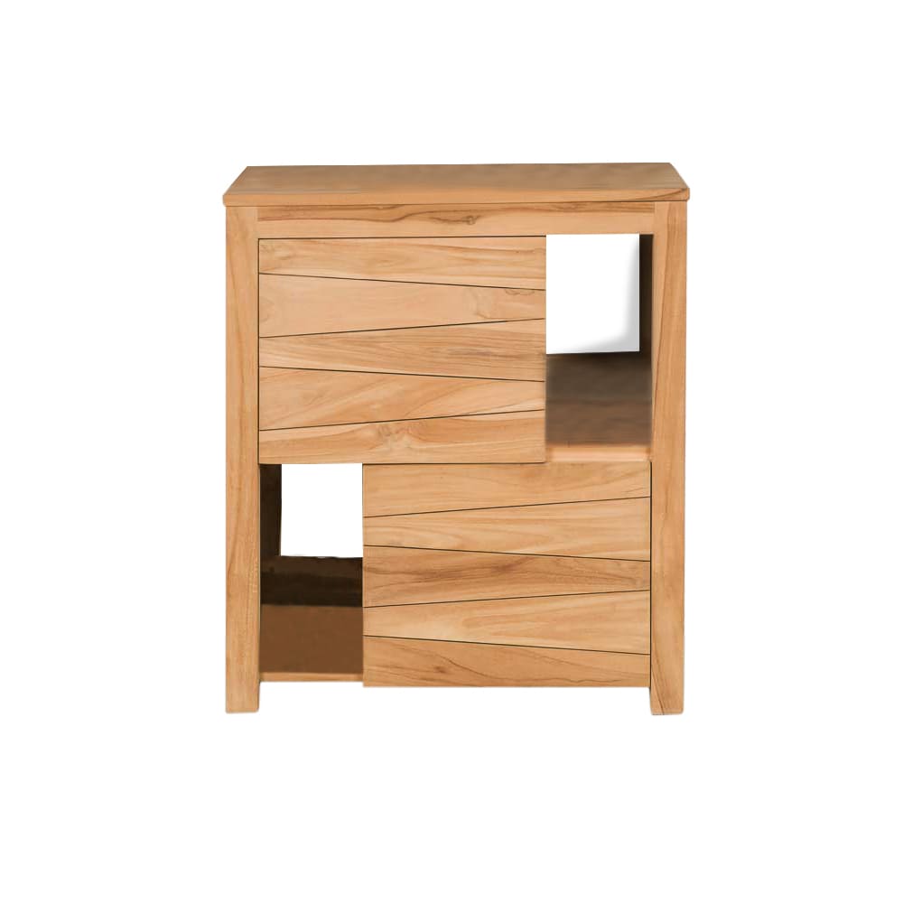 Mueble cuarto de baño de teca maciza 70