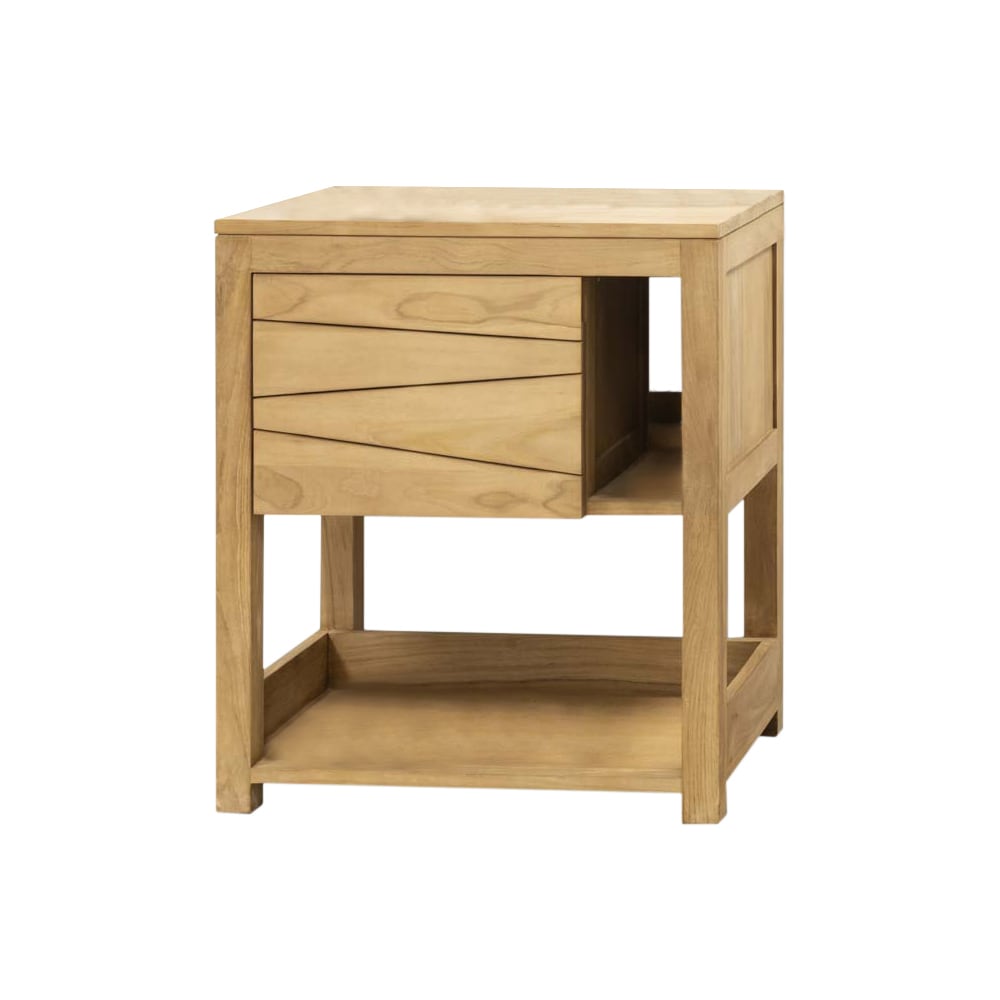 Mueble para cuarto de baño de teca 67 cm