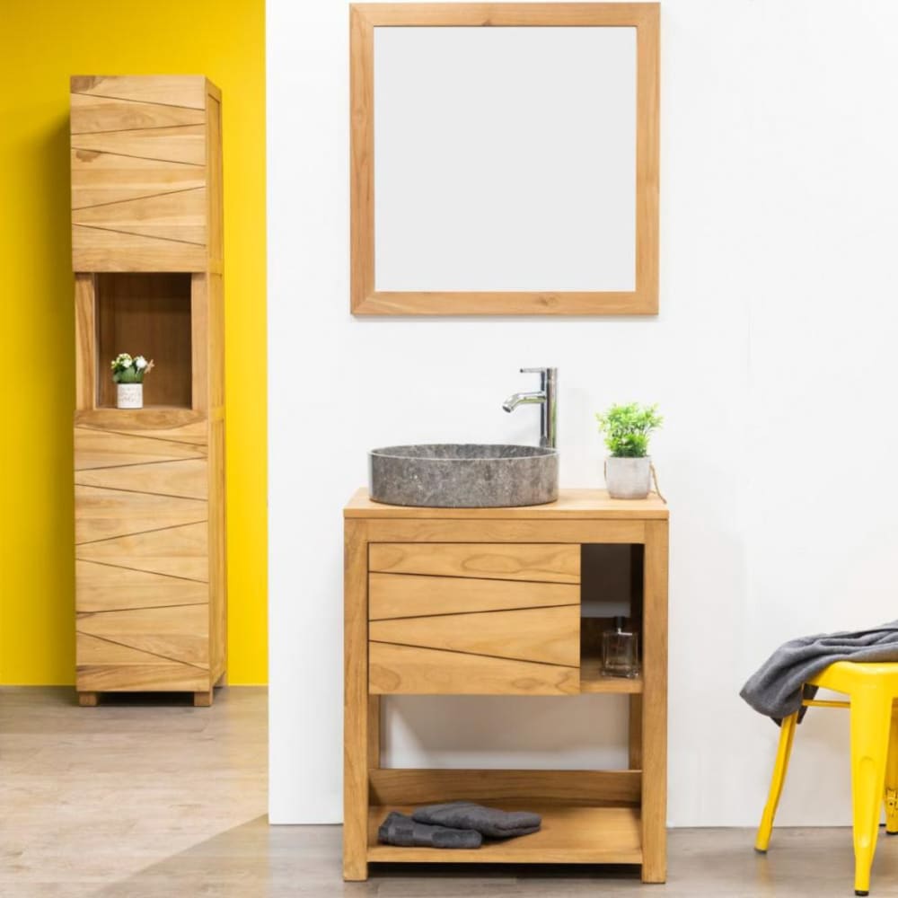 Mueble para cuarto de baño de teca 67 cm - Maisons du Monde