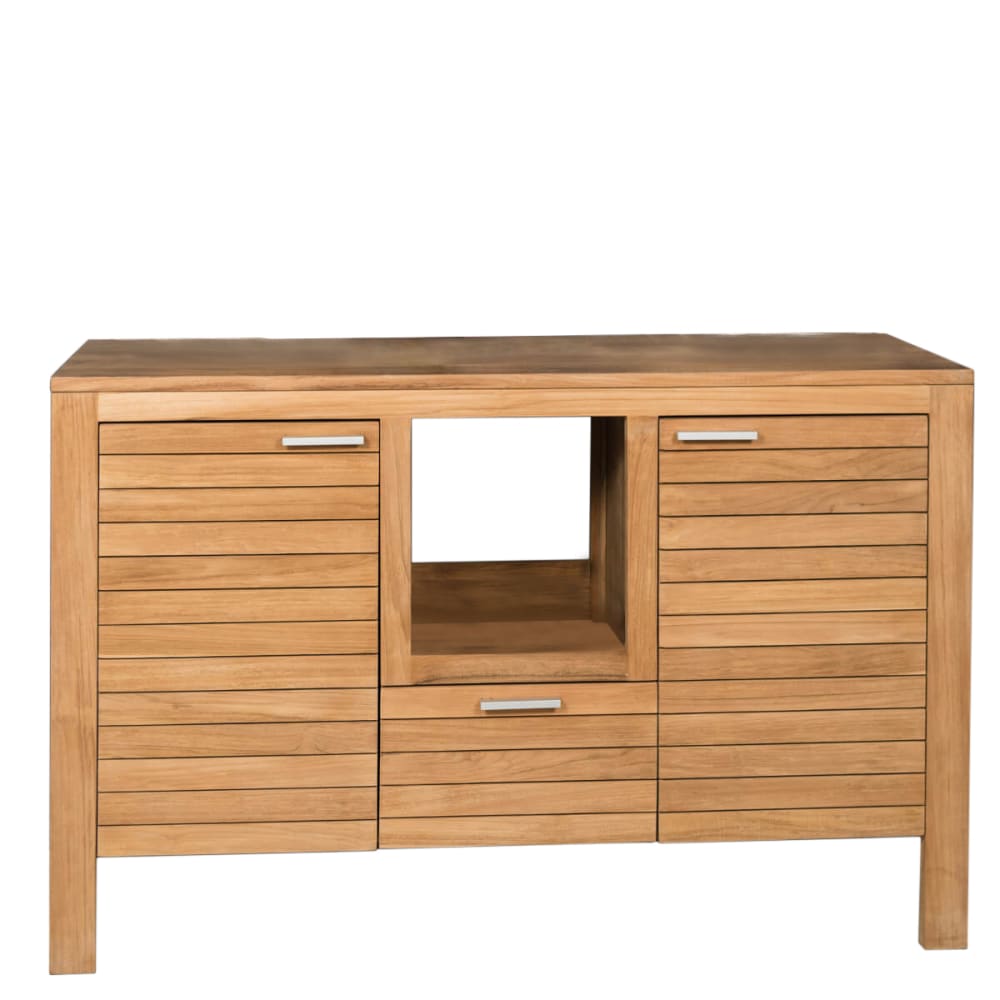 Mueble de teca para lavabo 120