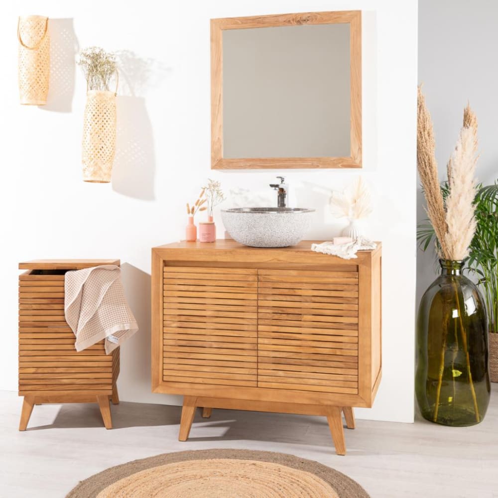 Mueble para cuarto de baño de teca 90 - Maisons du Monde