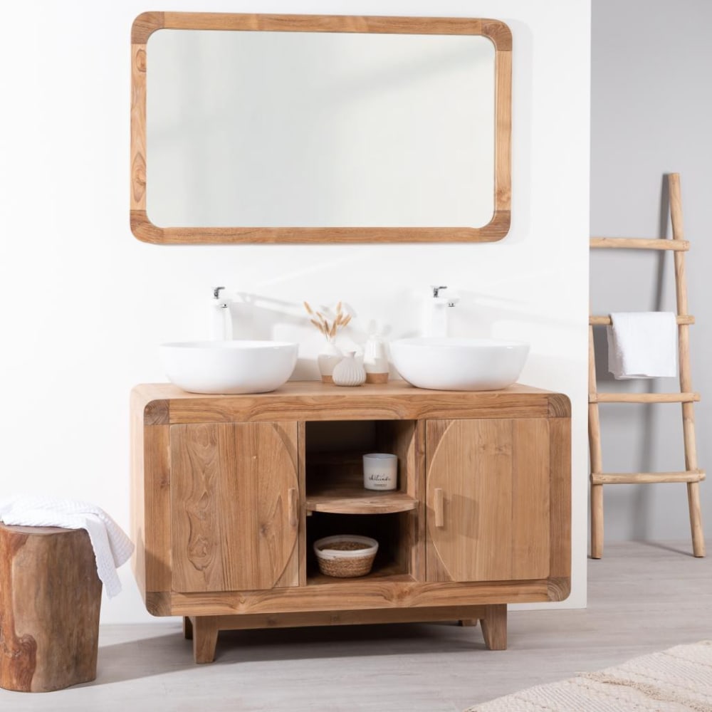 Mueble para cuarto de baño de teca 120 cm - Maisons du Monde