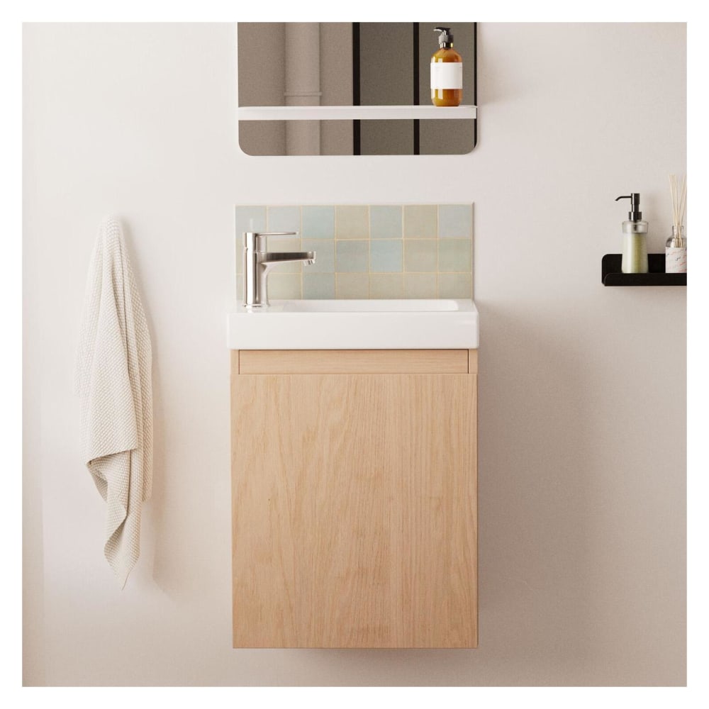 Meuble lave-mains  suspendu 41 cm