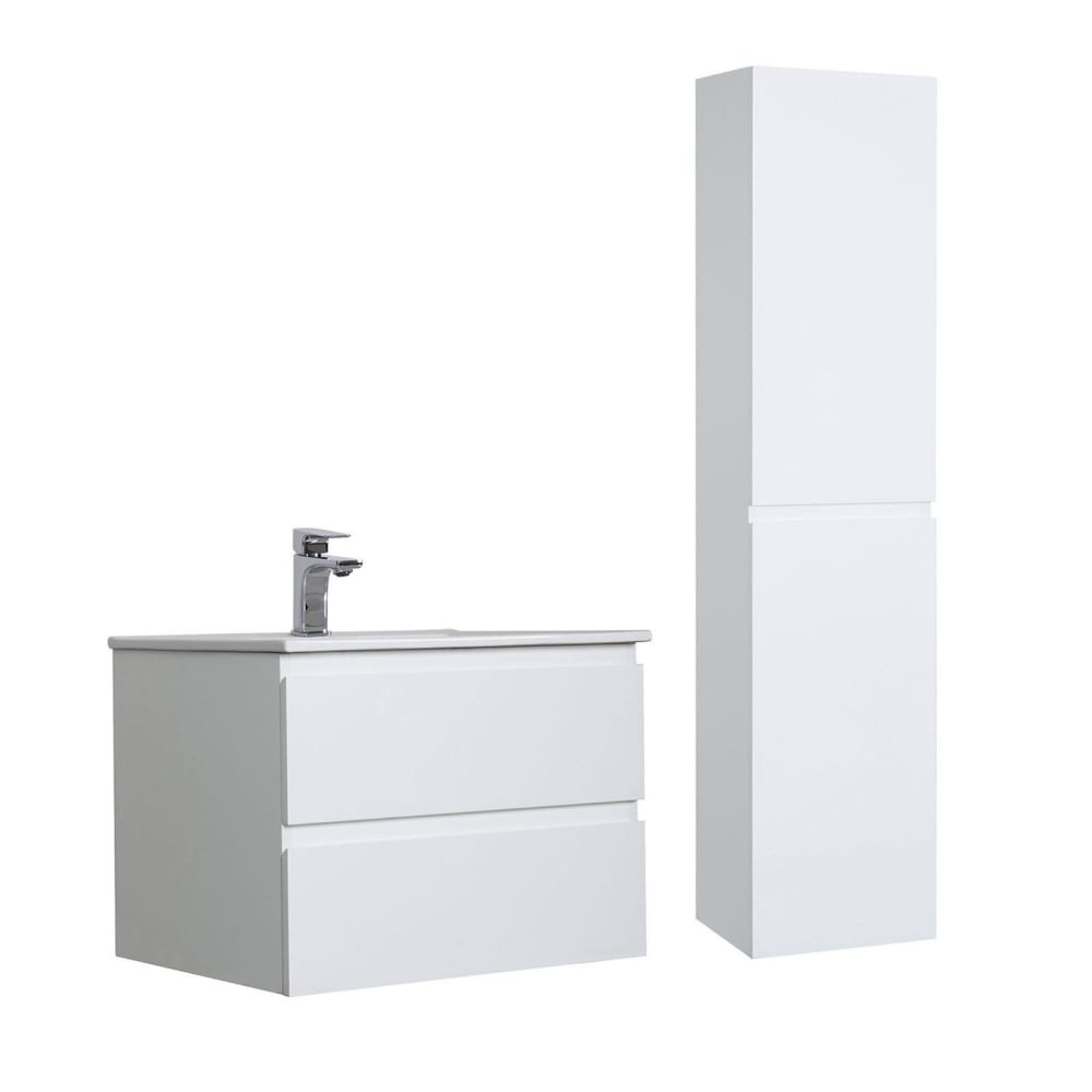 Doppelwaschtisch + Waschbecken + -Säule - Maisons Du Monde
