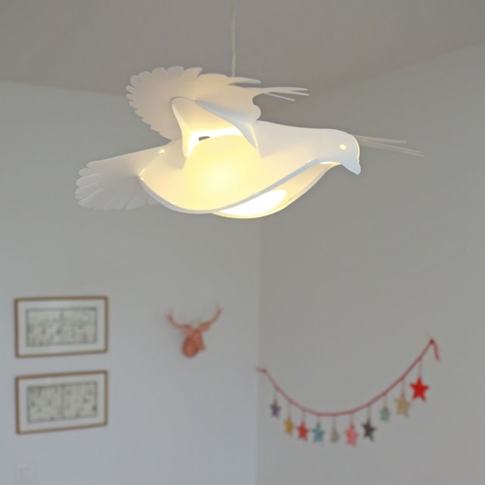 Suspension enfants Colombe Blanche 60cm - Maisons du Monde