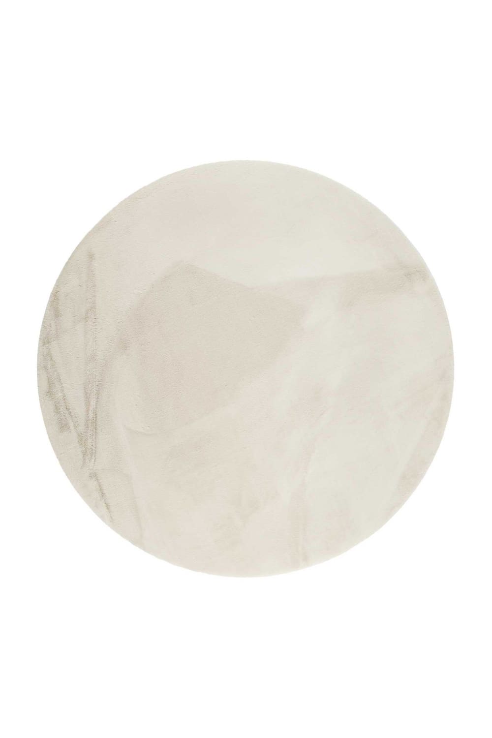 Tapis rond imitation
