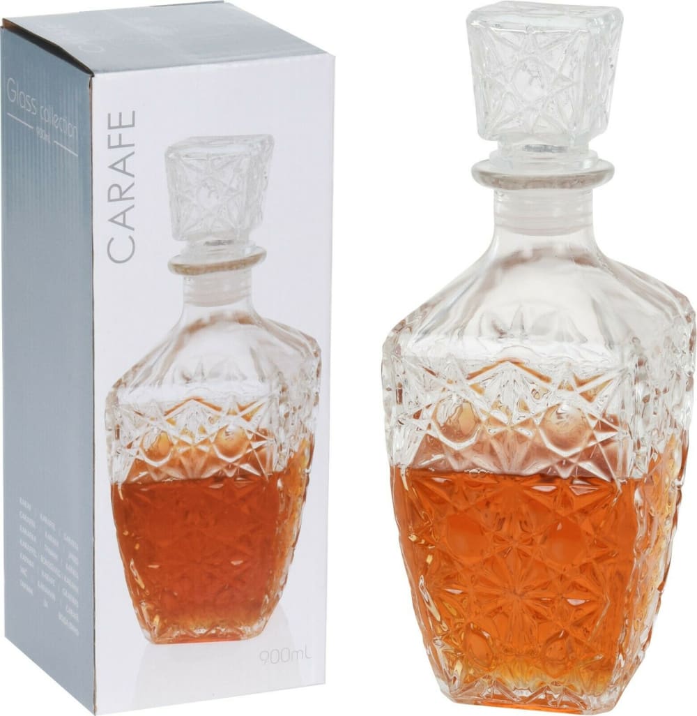 Carafe à whisky en verre conique 900ml - Maisons du Monde