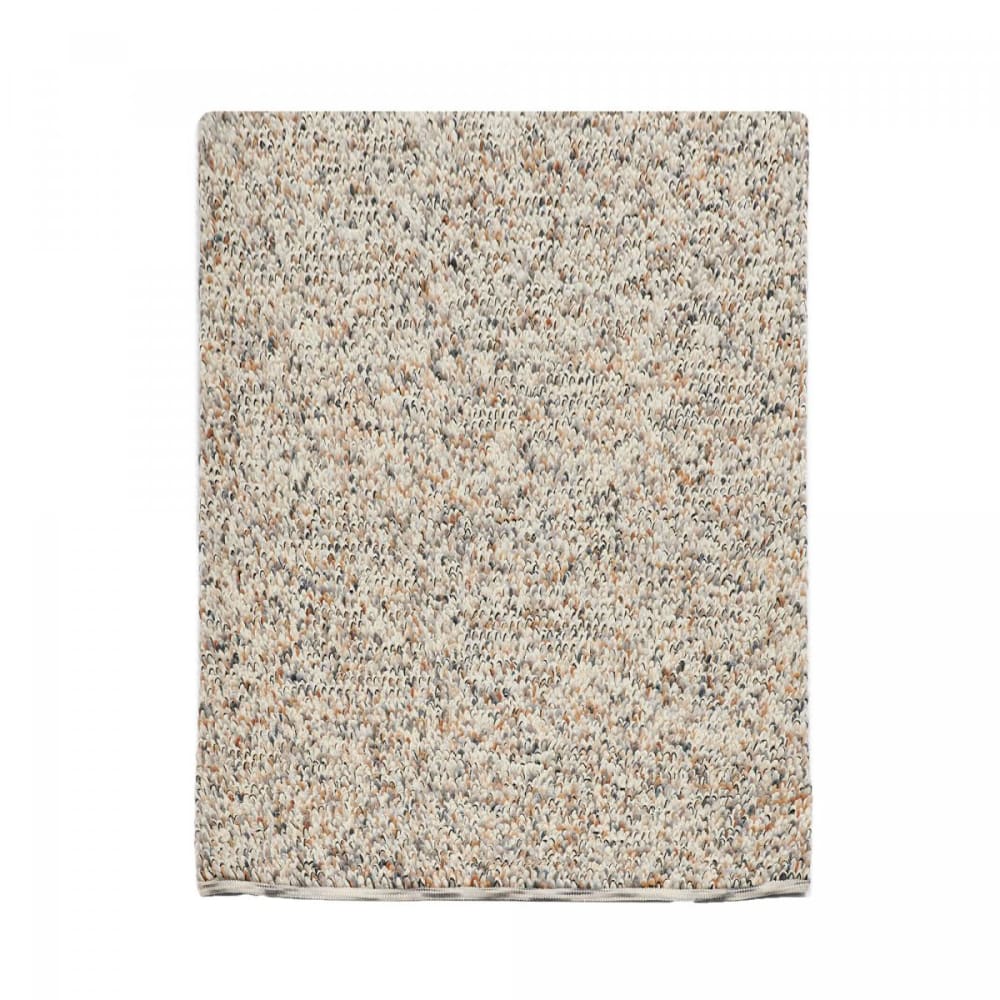Brink & Campman Wohnzimmerteppich 250x350 cm gewebter aus wolle naturfarben style classic chic Weiß