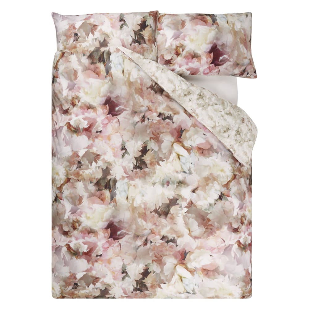 Housse de couette imprimée en percale de coton rose — vue 3